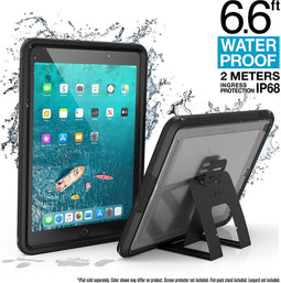 Apple iPad 9 (2021) Hoes - Catalyst - Waterproof Serie - Hard Kunststof Backcover - Stealth Black - Hoes Geschikt Voor Apple iPad 9 (2021)