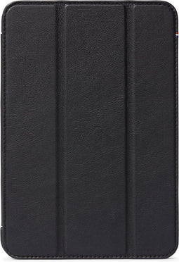 Apple iPad Mini 6 (2021) Hoes - Decoded - Slim Cover Serie - Echt Leer Bookcase - Zwart - Hoes Geschikt Voor Apple iPad Mini 6 (2021)