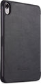 Apple iPad Mini 6 (2021) Hoes - Decoded - Slim Cover Serie - Echt Leer Bookcase - Zwart - Hoes Geschikt Voor Apple iPad Mini 6 (2021)