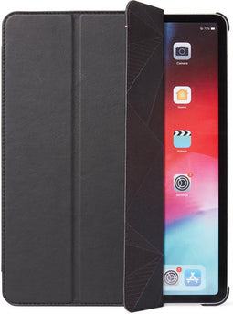 Apple iPad Pro 12.9 (2018) Hoes - Decoded - Slim Cover Serie - Echt Leer Bookcase - Zwart - Hoes Geschikt Voor Apple iPad Pro 12.9 (2018)