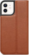 Apple iPhone 12 Hoesje - Decoded - Wallet Serie - Echt Leer Bookcase - Bruin - Hoesje Geschikt Voor Apple iPhone 12