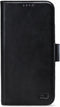 Apple iPhone 12 Pro Hoesje - Senza - Pure Serie - Echt Leer Bookcase - Deep Black - Hoesje Geschikt Voor Apple iPhone 12 Pro