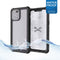 Apple iPhone 12 Pro Max Hoesje - Ghostek - Nautical 3 Serie - Hard Kunststof Backcover - Transparant / Zwart - Hoesje Geschikt Voor Apple iPhone 12 Pro Max