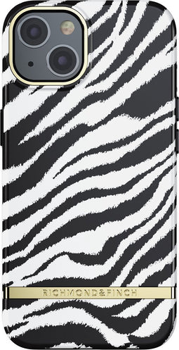 Apple iPhone 13 Hoesje - Richmond & Finch - Freedom Serie - Hard Kunststof Backcover - Zebra - Hoesje Geschikt Voor Apple iPhone 13