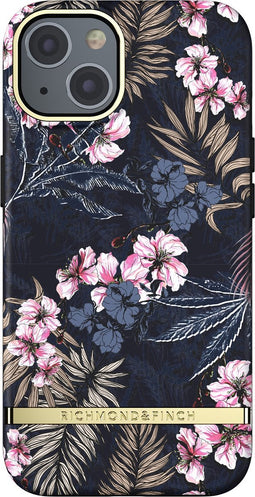 Apple iPhone 13 Hoesje - Richmond & Finch - Freedom Serie - Hard Kunststof Backcover - Floral Jungle - Hoesje Geschikt Voor Apple iPhone 13
