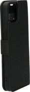 Apple iPhone 13 Hoesje - Saffiano Wallet/Portemonnee hoesje - Magneet Sluiting - 3 Opbergvakken - Zwart - Mobiparts