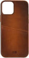 Apple iPhone 13 Hoesje - Senza - Desire Serie - Echt Leer Backcover - Cognac - Hoesje Geschikt Voor Apple iPhone 13