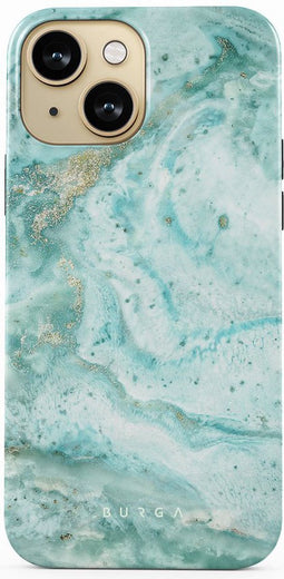 Apple iPhone 13 Mini Hoesje - Burga - Tough Serie - Hard Kunststof Backcover - Uluwatu Waves - Hoesje Geschikt Voor Apple iPhone 13 Mini