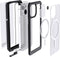 Apple iPhone 13 Pro Hoesje - Ghostek - Nautical Slim Serie - Hard Kunststof Backcover - Transparant / Zwart - Hoesje Geschikt Voor Apple iPhone 13 Pro
