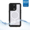 Apple iPhone 13 Pro Hoesje - Ghostek - Nautical Slim Serie - Hard Kunststof Backcover - Transparant / Zwart - Hoesje Geschikt Voor Apple iPhone 13 Pro