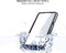 Apple iPhone 13 Pro Max Hoesje - Ghostek - Nautical Slim Serie - Hard Kunststof Backcover - Transparant / Zwart - Hoesje Geschikt Voor Apple iPhone 13 Pro Max