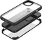 Apple iPhone 13 Pro Max Hoesje - Mobilize - Glass 360 Serie - TPU / Gehard Glas Backcover - Transparant / Zwart - Hoesje Geschikt Voor Apple iPhone 13 Pro Max