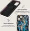 Apple iPhone 14 Hoesje - Burga - Tough Serie - Hard Kunststof Backcover - Mystic River - Hoesje Geschikt Voor Apple iPhone 14