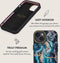 Apple iPhone 14 Hoesje - Burga - Tough Serie - Hard Kunststof Backcover - Mystic River - Hoesje Geschikt Voor Apple iPhone 14