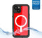 Apple iPhone 14 Hoesje - Ghostek - Nautical Slim Serie - Hard Kunststof Backcover - Transparant / Zwart - Hoesje Geschikt Voor Apple iPhone 14