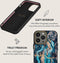 Apple iPhone 14 Pro Hoesje - Burga - Tough Serie - Hard Kunststof Backcover - Mystic River - Hoesje Geschikt Voor Apple iPhone 14 Pro