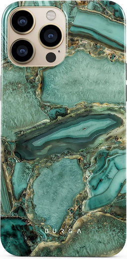 Apple iPhone 14 Pro Max Hoesje - Burga - Tough Serie - Hard Kunststof Backcover - Ubud Jungle - Hoesje Geschikt Voor Apple iPhone 14 Pro Max