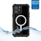 Apple iPhone 14 Pro Max Hoesje - Ghostek - Nautical Belt Serie - Hard Kunststof Backcover - Zwart - Hoesje Geschikt Voor Apple iPhone 14 Pro Max