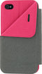 Apple iPhone 4/4s Hoesje - Mobilize - Camera Fold Serie - Kunstlederen Bookcase - Roze - Hoesje Geschikt Voor Apple iPhone 4/4s