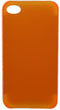 Apple iPhone 4/4s Hoesje - Xccess - Click-on Serie - Hard Kunststof Backcover - Oranje - Hoesje Geschikt Voor Apple iPhone 4/4s
