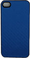 Apple iPhone 4/4s Hoesje - Xccess - Woven Serie - Hard Kunststof Backcover - Blauw - Hoesje Geschikt Voor Apple iPhone 4/4s