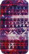 Apple iPhone 4S Hoesje - Xccess - Serie - Kunstlederen Bookcase - Aztec Purple - Hoesje Geschikt Voor Apple iPhone 4S