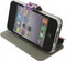 Apple iPhone 4S Hoesje - Xccess - Serie - Kunstlederen Bookcase - Aztec Purple - Hoesje Geschikt Voor Apple iPhone 4S