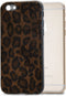 Apple iPhone 6/6s Hoesje - Mobilize - Gelly Serie - TPU Backcover - Dark Brown Leopard - Hoesje Geschikt Voor Apple iPhone 6/6s