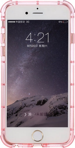 Apple iPhone 6/6s Hoesje - Rock - Fence Serie - TPU Backcover - Roze - Hoesje Geschikt Voor Apple iPhone 6/6s
