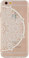 Apple iPhone 6/6s Hoesje - Xccess - Serie - TPU Backcover - White Mandala Leaf - Hoesje Geschikt Voor Apple iPhone 6/6s
