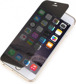 Apple iPhone 6/6s Plus Hoesje - Rock - Dr. V Serie - Hard Kunststof Bookcase - Zwart - Hoesje Geschikt Voor Apple iPhone 6/6s Plus