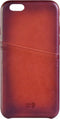Apple iPhone 6s Hoesje - Senza - Desire Cardslot Serie - Echt Leer Backcover - Burned Cognac - Hoesje Geschikt Voor Apple iPhone 6s