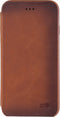 Apple iPhone 6s Hoesje - Senza - Desire Skinny Serie - Echt Leer Bookcase - Burned Cognac - Hoesje Geschikt Voor Apple iPhone 6s