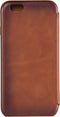 Apple iPhone 6s Hoesje - Senza - Desire Skinny Serie - Echt Leer Bookcase - Burned Cognac - Hoesje Geschikt Voor Apple iPhone 6s