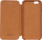 Apple iPhone 6s Hoesje - Senza - Desire Skinny Serie - Echt Leer Bookcase - Burned Cognac - Hoesje Geschikt Voor Apple iPhone 6s