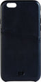 Apple iPhone 6s Hoesje - Senza - Pure Cardslot Serie - Echt Leer Backcover - Deep Black - Hoesje Geschikt Voor Apple iPhone 6s