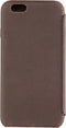 Apple iPhone 6s Hoesje - Senza - Raw Skinny Serie - Echt Leer Bookcase - Chestnut Brown - Hoesje Geschikt Voor Apple iPhone 6s