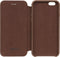 Apple iPhone 6s Hoesje - Senza - Raw Skinny Serie - Echt Leer Bookcase - Chestnut Brown - Hoesje Geschikt Voor Apple iPhone 6s
