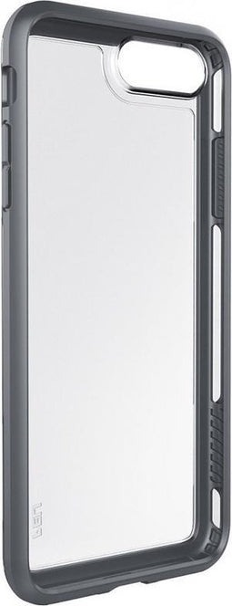 Apple iPhone 8 Plus Hoesje - PELI - Adventurer Serie - Hard Kunststof Backcover - Transparant / Grijs - Hoesje Geschikt Voor Apple iPhone 8 Plus