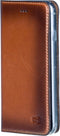 Apple iPhone 8 Plus Hoesje - Senza - Desire Serie - Echt Leer Bookcase - Burned Cognac - Hoesje Geschikt Voor Apple iPhone 8 Plus