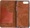 Apple iPhone 8 Plus Hoesje - Senza - Desire Serie - Echt Leer Bookcase - Burned Cognac - Hoesje Geschikt Voor Apple iPhone 8 Plus