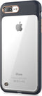 Apple iPhone 8 Plus Hoesje - STI:L - Monokini Serie - Hard Kunststof Backcover - Transparant / Marineblauw - Hoesje Geschikt Voor Apple iPhone 8 Plus