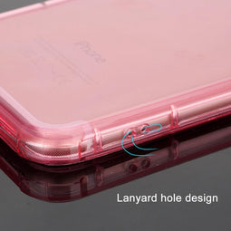 Apple iPhone SE (2020) Hoesje - Rock - Fence Serie - TPU Backcover - Roze - Hoesje Geschikt Voor Apple iPhone SE (2020)