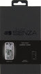 Apple iPhone SE (2020) Hoesje - Senza - Glam Cardslot Serie - Echt Leer Backcover - Metallic Gray - Hoesje Geschikt Voor Apple iPhone SE (2020)