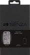 Apple iPhone SE (2020) Hoesje - Senza - Glam Serie - Echt Leer Backcover - Metallic Gray - Hoesje Geschikt Voor Apple iPhone SE (2020)
