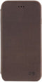 Apple iPhone SE (2020) Hoesje - Senza - Raw Skinny Serie - Echt Leer Bookcase - Chestnut Brown - Hoesje Geschikt Voor Apple iPhone SE (2020)