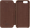 Apple iPhone SE (2020) Hoesje - Senza - Raw Skinny Serie - Echt Leer Bookcase - Chestnut Brown - Hoesje Geschikt Voor Apple iPhone SE (2020)