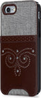 Apple iPhone SE (2020) Hoesje - STI:L - Gentleman Brogue Serie - Hard Kunststof Backcover - Bruin - Hoesje Geschikt Voor Apple iPhone SE (2020)