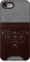 Apple iPhone SE (2020) Hoesje - STI:L - Gentleman Brogue Serie - Hard Kunststof Backcover - Bruin - Hoesje Geschikt Voor Apple iPhone SE (2020)