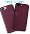 Apple iPhone SE (2020) Hoesje - Twelve South - Relaxed Serie - Echt Leer Backcover - Zwart - Hoesje Geschikt Voor Apple iPhone SE (2020)